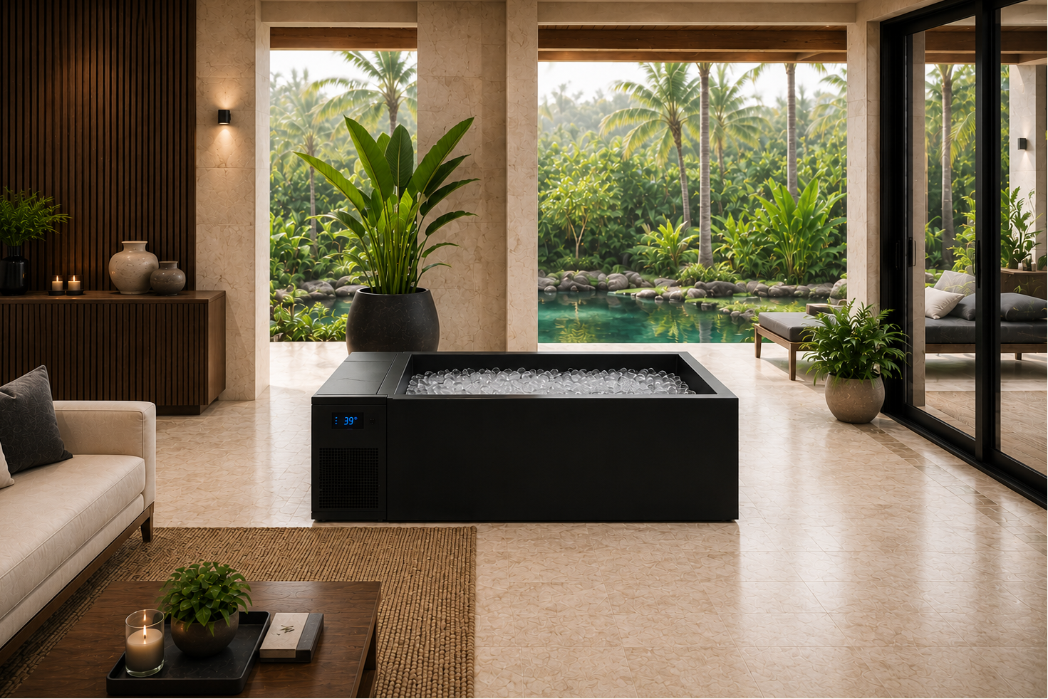 Stealth Black Halo Cold Plunge